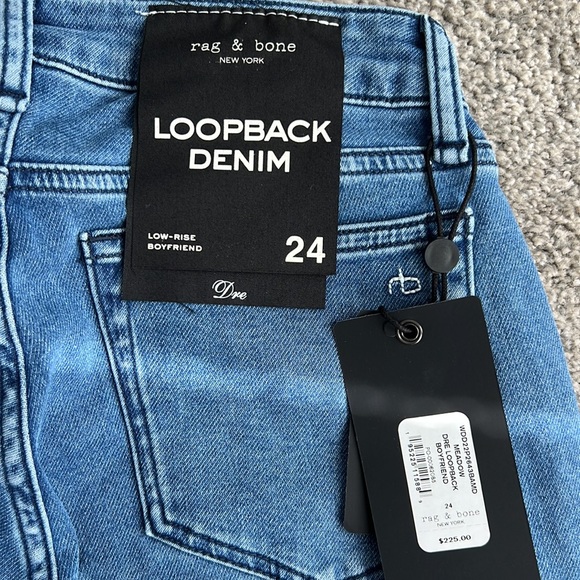 Rag & Bone Dre Loopback Denim Jeans - NWT - Size 24 - Never Worn! - Picture 6 of 9
